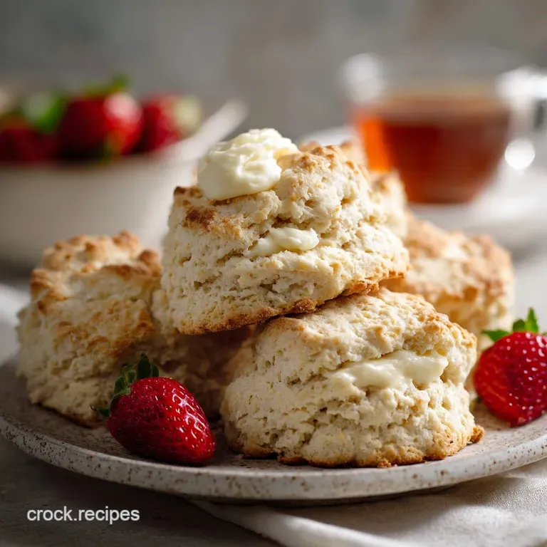 Keto Vanilla Bean Scones: Crumbly Creamy the Ultimate Low Carb Treat presentation