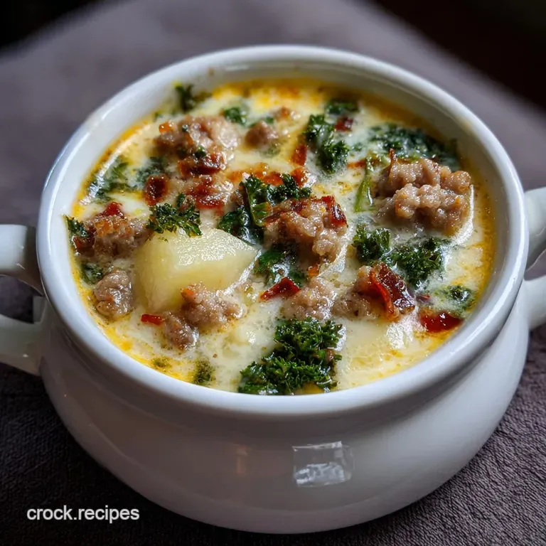 Keto Zuppa Toscana: Rich Creamy Soup