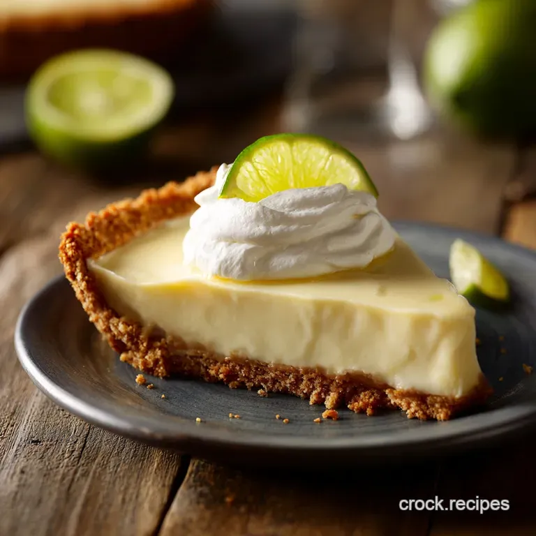 Key Lime Pie: Silky Southern Classic