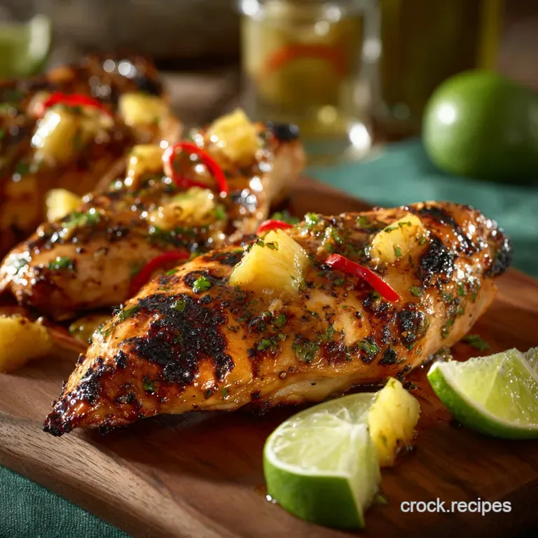 Key West Chicken Marinade: Your New Favorite Zesty Tropical Grilling Recipe presentation