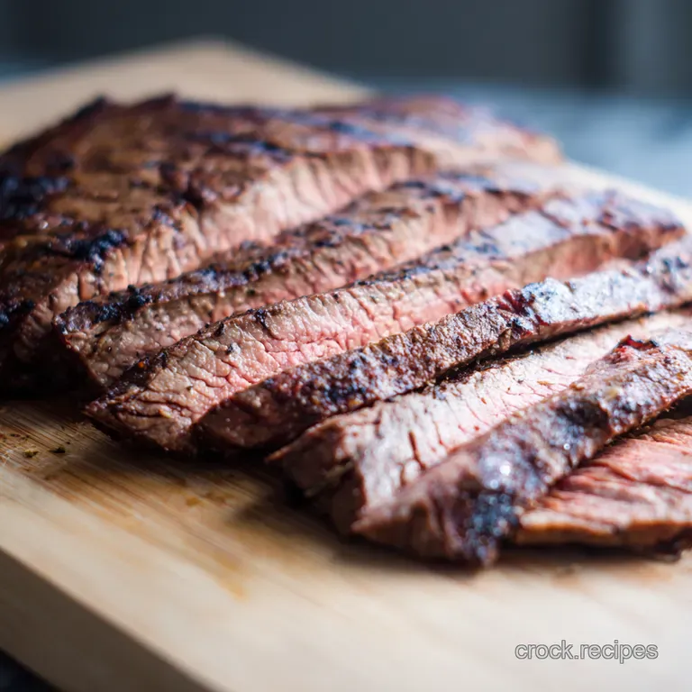 Knockout Grilled Flank Steak Maximum Flavour Minimal Fuss presentation
