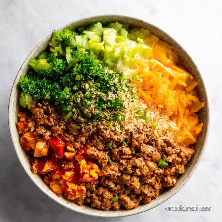 Korean Ground Beef Bowls BibimbapStyle