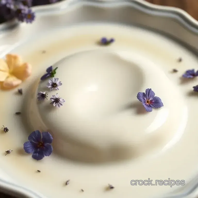 Elegant Wedding Dessert Ideas: Lavender Honey Vanilla Panna Cotta Recipe