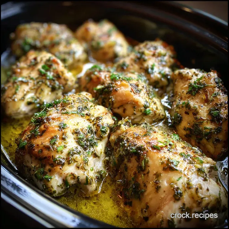 Tender chicken pieces nestled amongst colorful, fork-tender vegetables in a creamy sauce. A simple, elegant presentation.