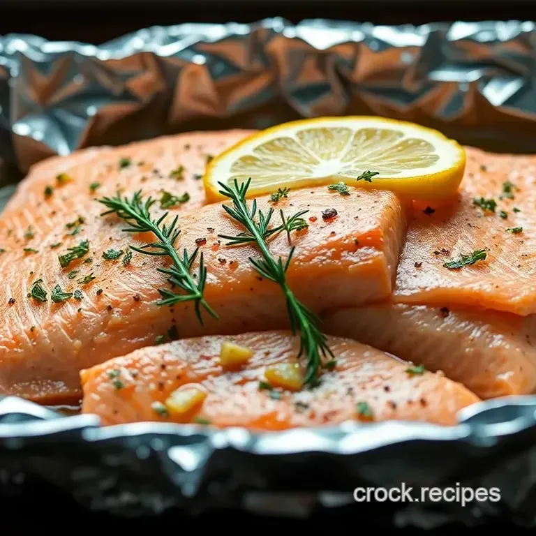 Lemon-Herb Baked Salmon in Foil: A Simple and Flavorful Delight
