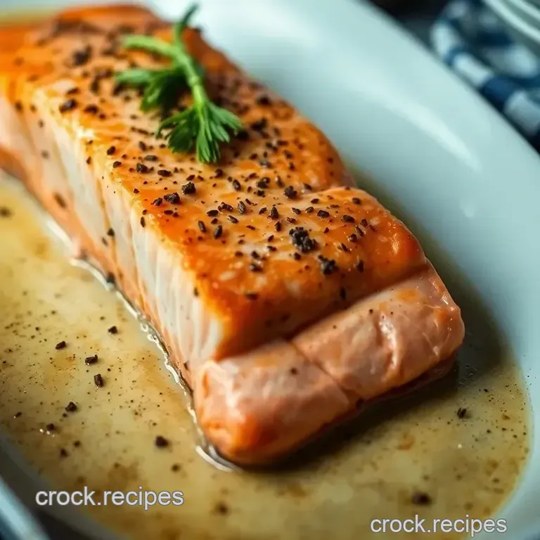 Lemon-Herb Crusted Salmon presentation