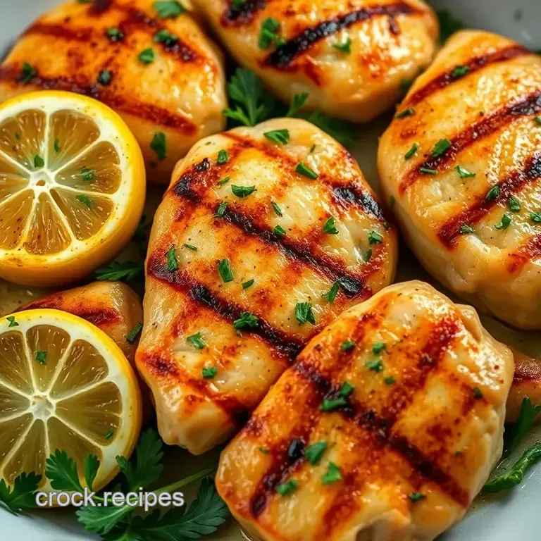 Lemon Herb Grilled Chicken: a Zesty Delight presentation