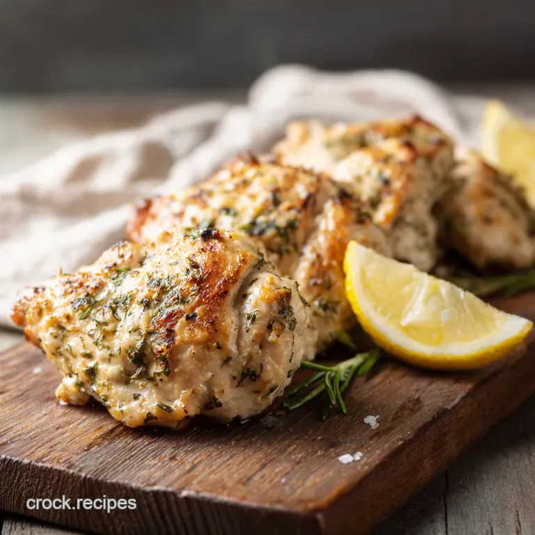 Lemon Herb Roasted Chicken and Veggies OnePan Wonder presentation