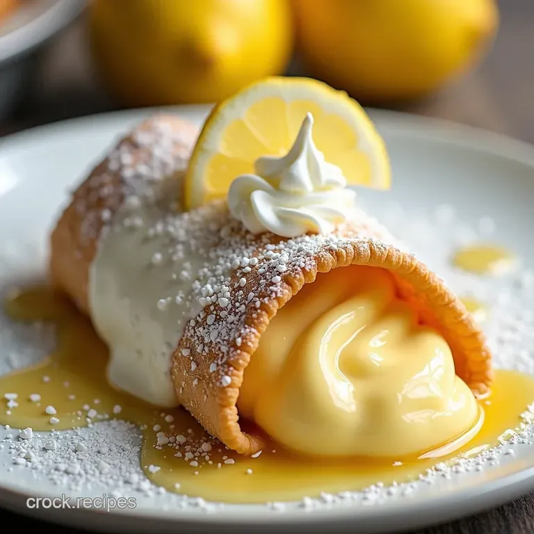 Lemon Meringue Pie Cannoli A Sweet Tangy Twist