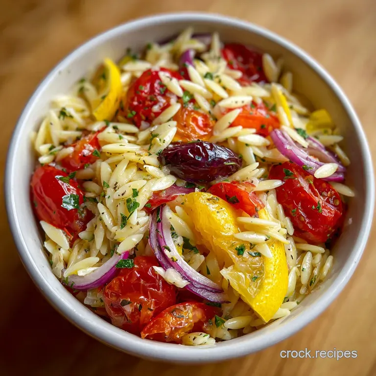 Lemon Orzo Pasta Salad