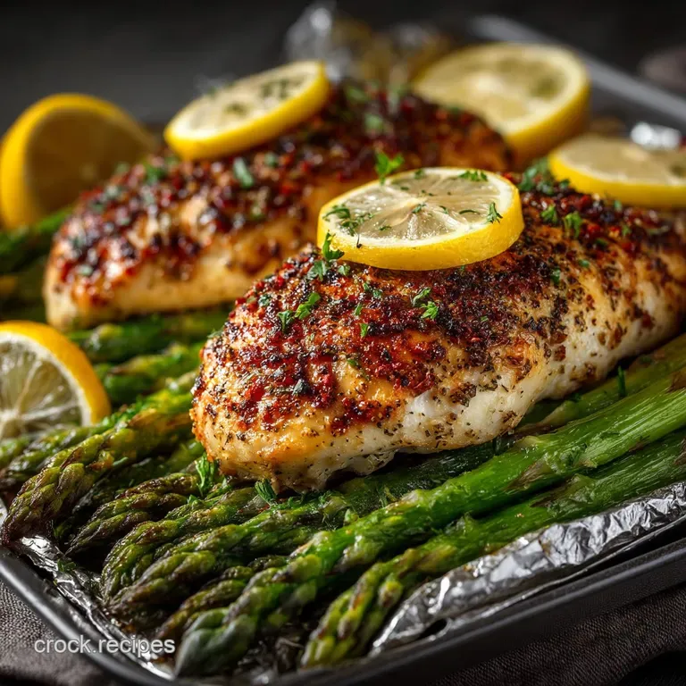 The Great Escape LemonGarlic Chicken and Asparagus Foil Packs AllinOne