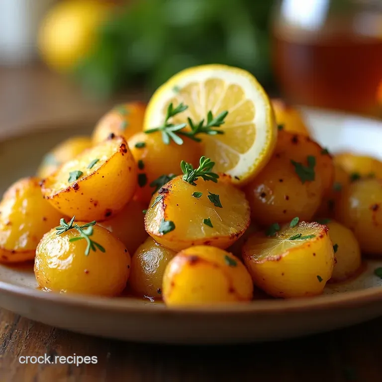 Lemony Greek Potatoes Seven Secrets to Zesty Perfection presentation