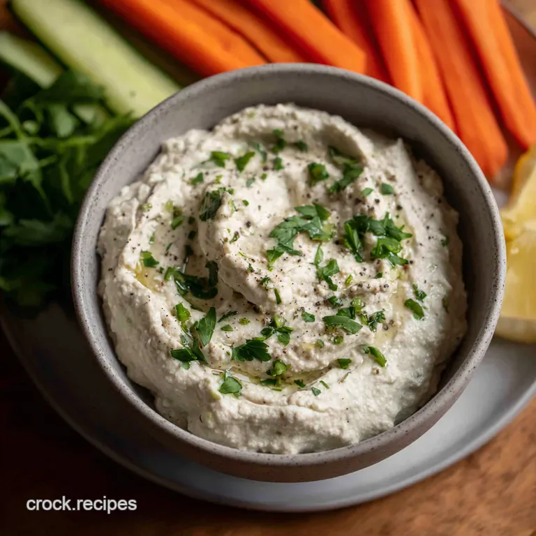 Lemony Herby White Bean Dip Ditch the Guilt Keep the Dip