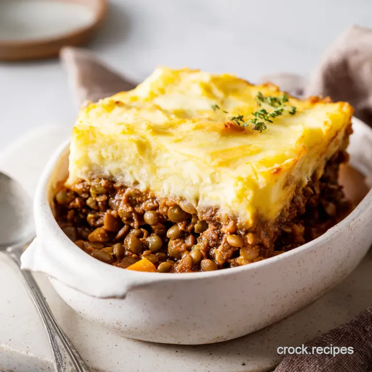 Lentil Shepherds Pie My High Fiber Dinner Recipe