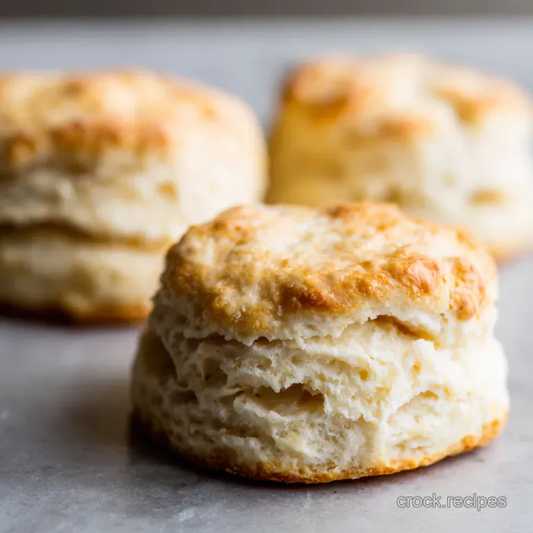Light Fluffy Buttermilk Biscuits presentation