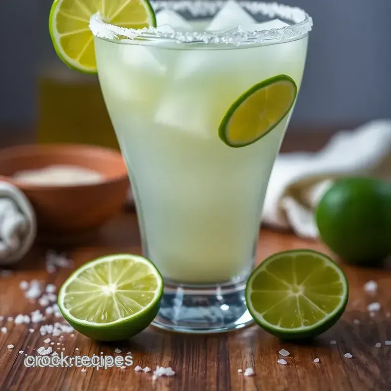 Light & Zesty Skinny Margarita presentation