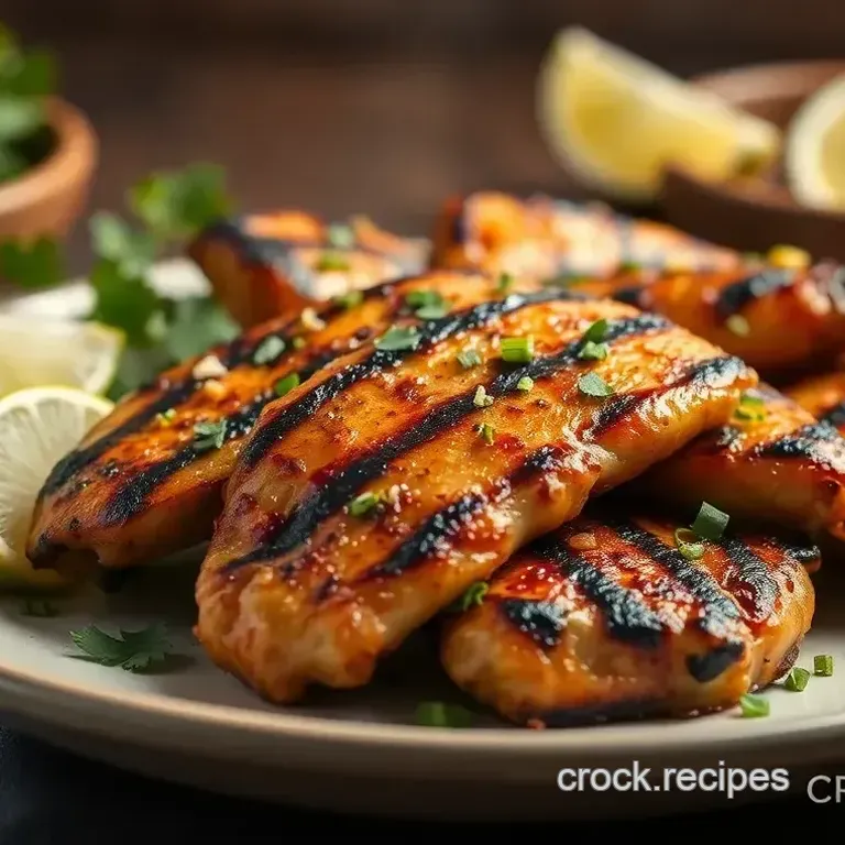 Grilled Chicken with Zesty Lime Marinade