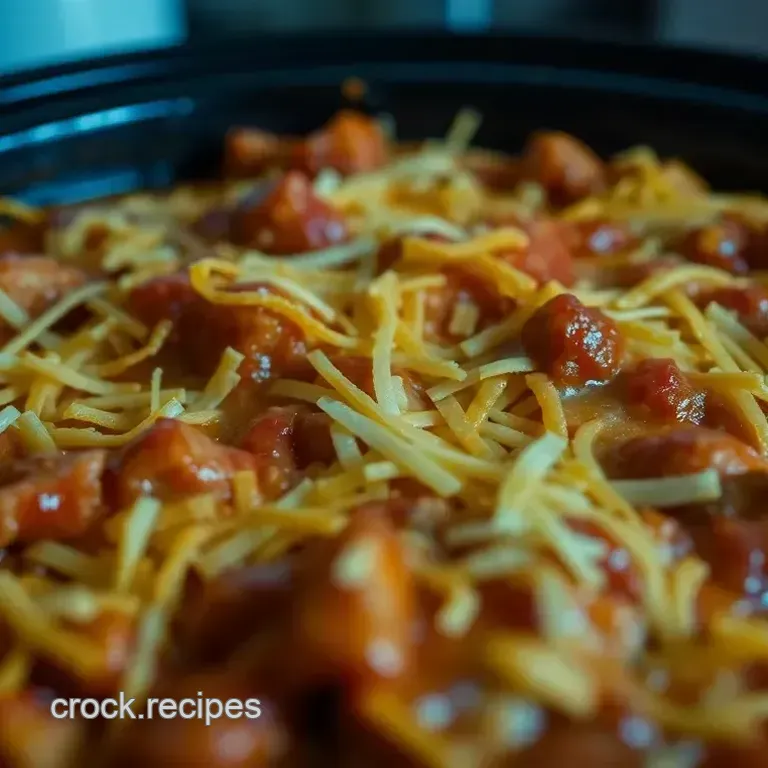 Low Carb Chicken Enchilada Casserole (Crock Pot)