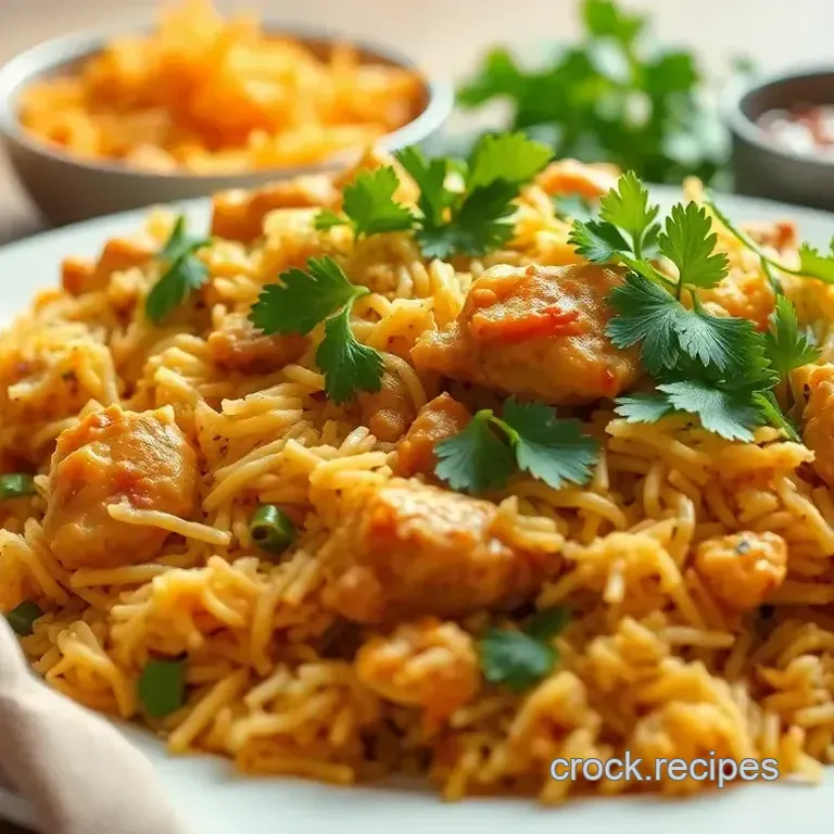 Cook Low-Fat Chicken Biryani Delight
