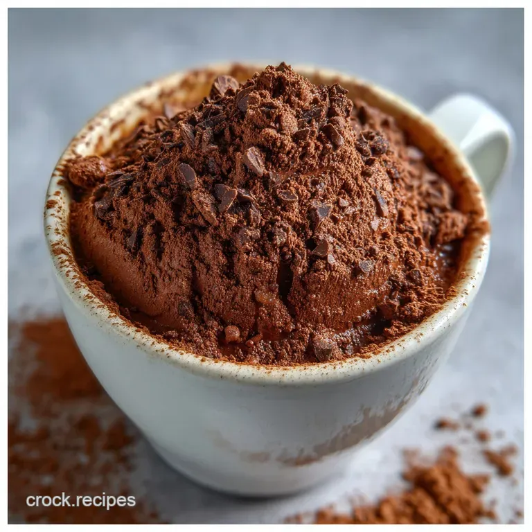 Hot Chocolate Powder: Luxury Velvet Mix Recipe presentation