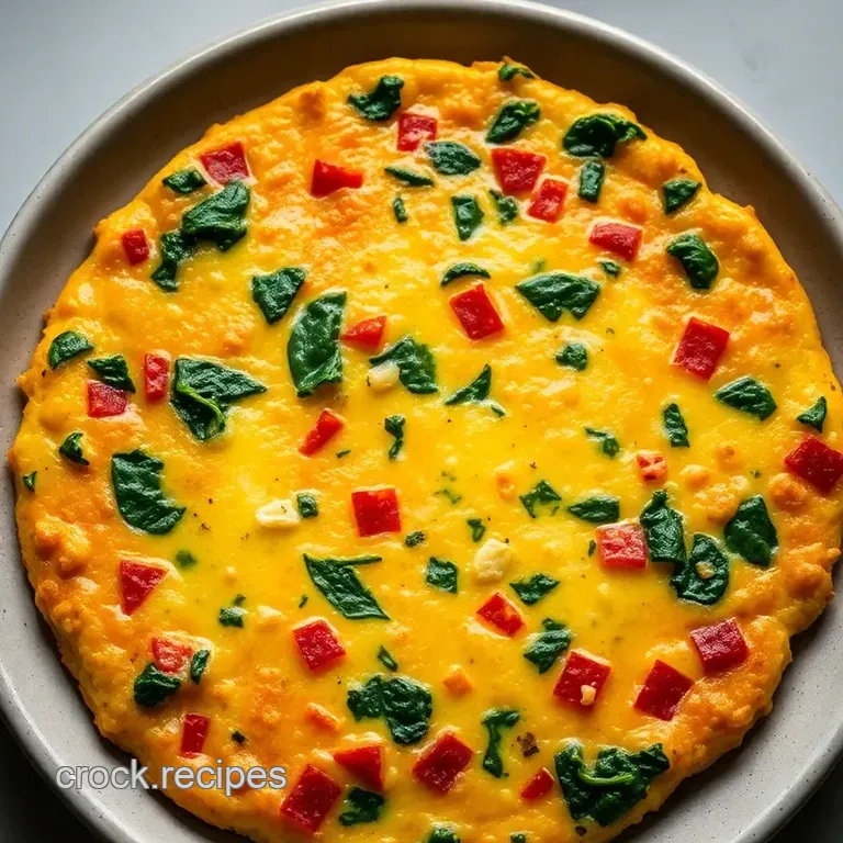 Luxury Speckled Sussex Chicken Egg Frittata presentation