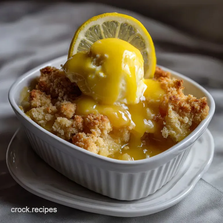 Easy Magic Lemon Cobbler Lemon Pie | Density-Layered Dessert