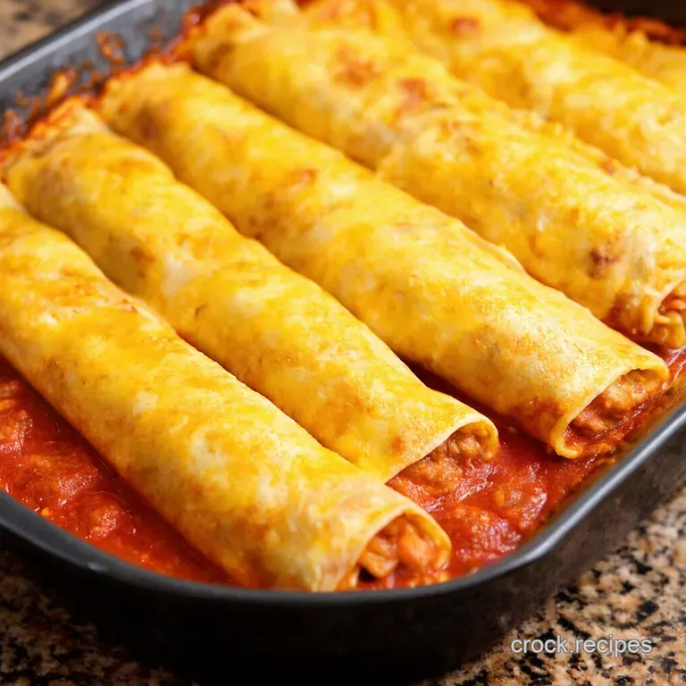 Makeahead Fiesta Breakfast Enchiladas presentation