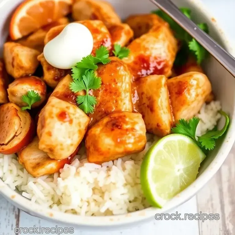 Malibu Quick Fix Tropical Chicken Bowl presentation
