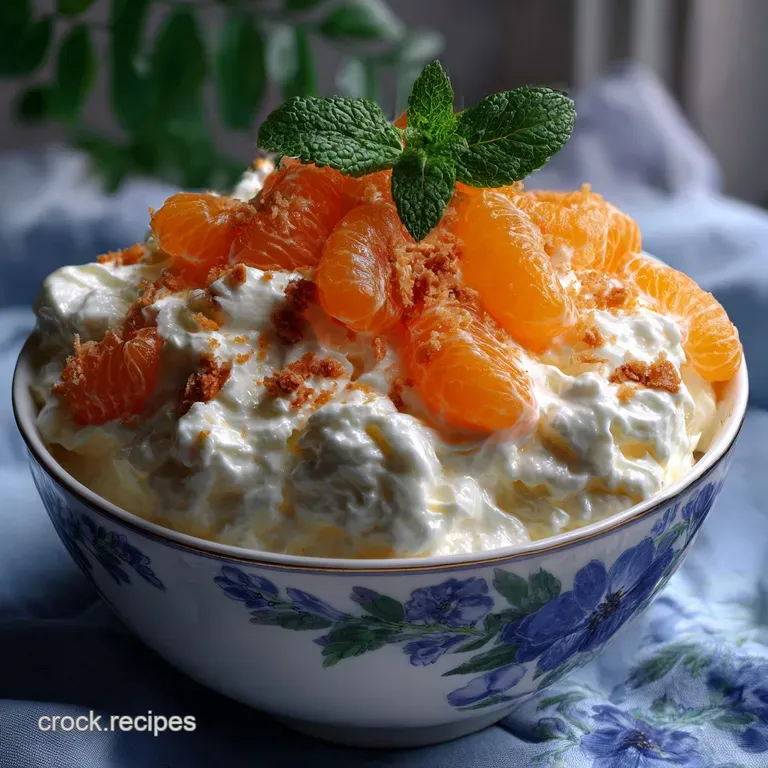 Nostalgic Mandarin Orange Fluff Salad Recipe