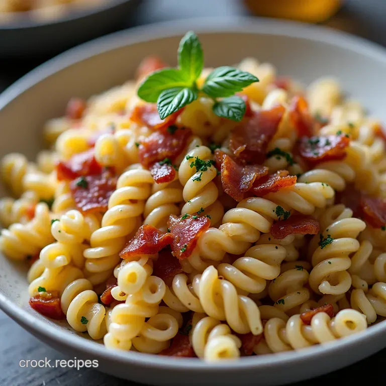 The Ultimate Bacon Maple Crunch Pasta Salad Smoky Creamy and Unapologetically Delicious