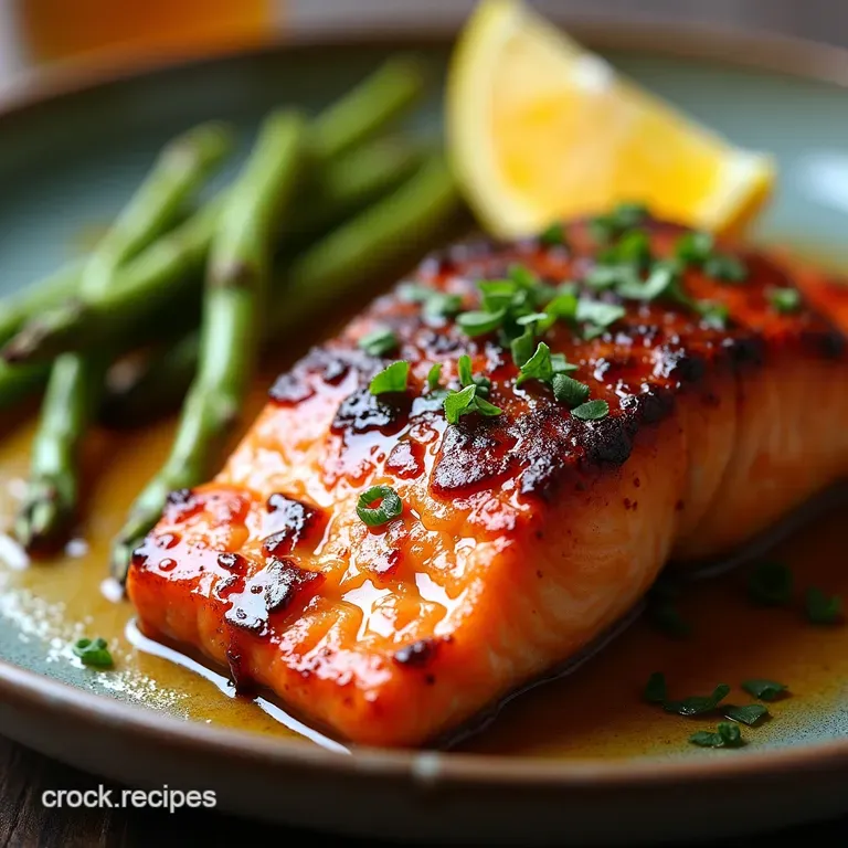 The Proper Job Salmon MapleBourbon Glazed Fillets with a Zesty Ginger Sparkler