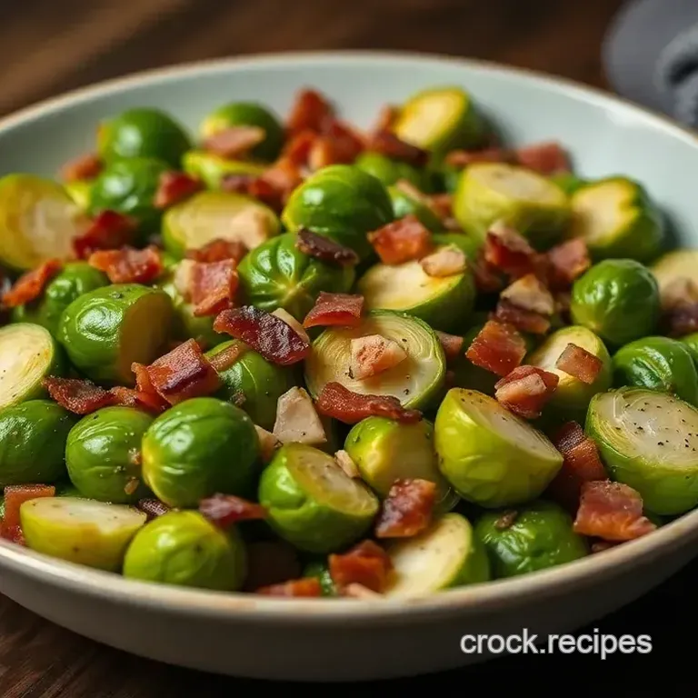 Maple-Glazed Brussels Sprouts with Crispy Bacon