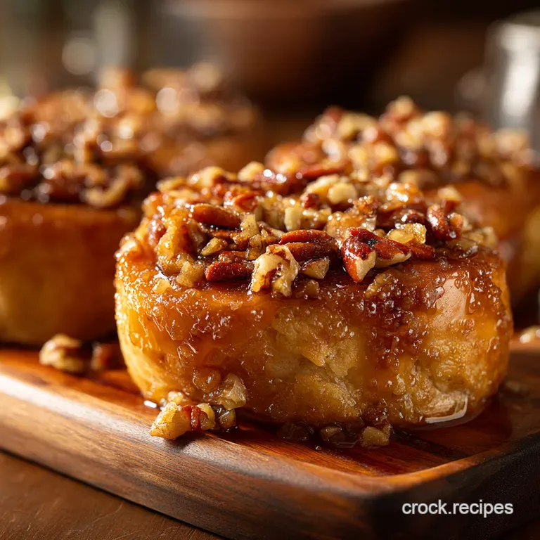 Maple Pecan Sticky Buns Homemade Brioche Dough presentation