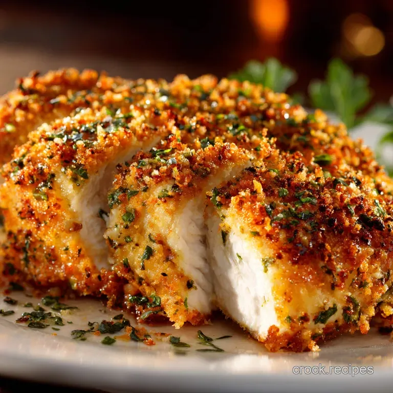 The Ultimate Marinateallday Baked Parmesan Chicken (Crispy and Tender) presentation