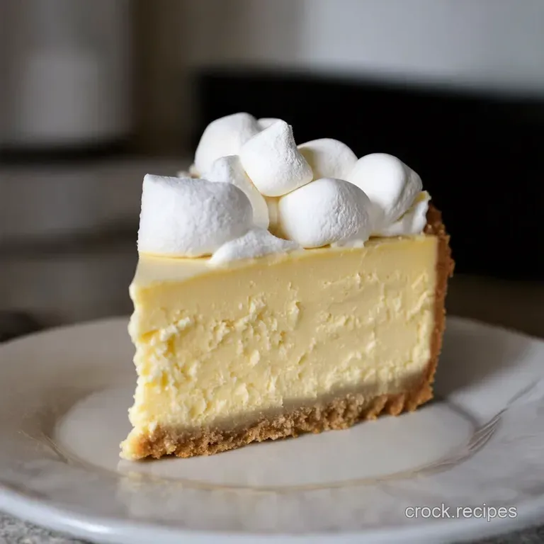 Marshmallow Dream Cloud Nine Cheesecake presentation