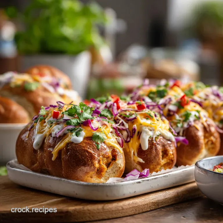 Meatball sub cut in half; layered with provolone and marinara. Garnished with fresh basil on a rustic plate.