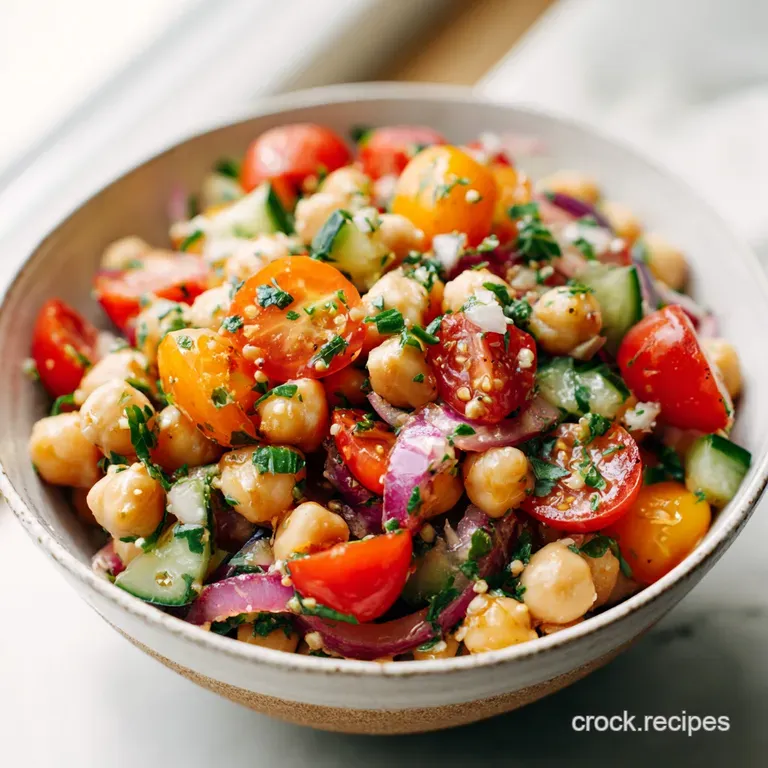 Mediterranean Chickpea Salad Recipe