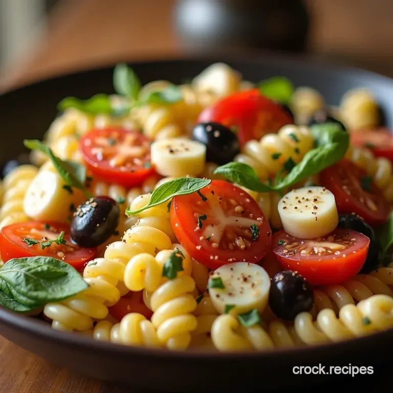 The Ultimate Sunshine Mediterranean Pasta Salad Makeahead Marvel presentation
