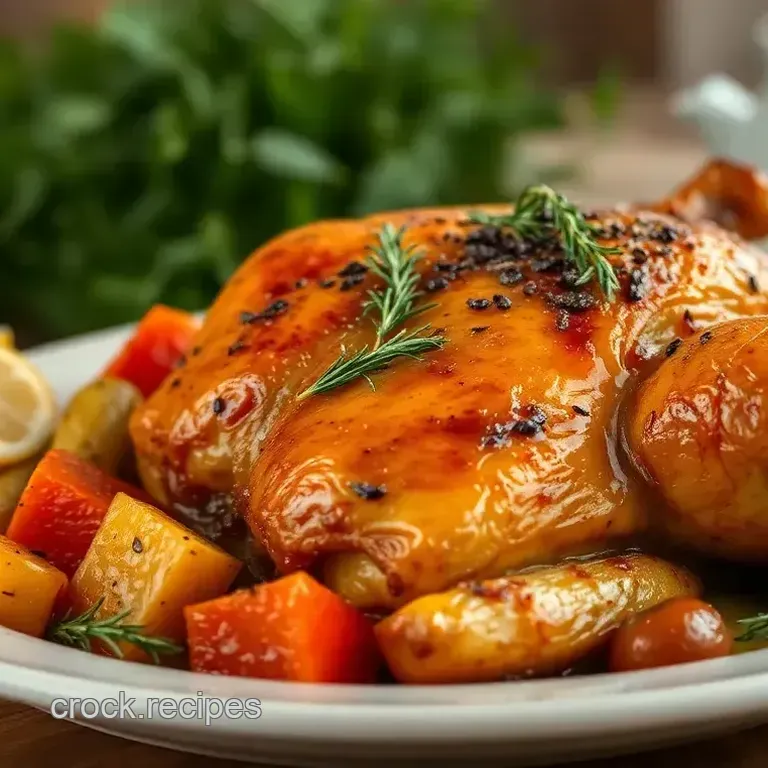 Herb-Roasted Chicken with Seasonal Vegetables
