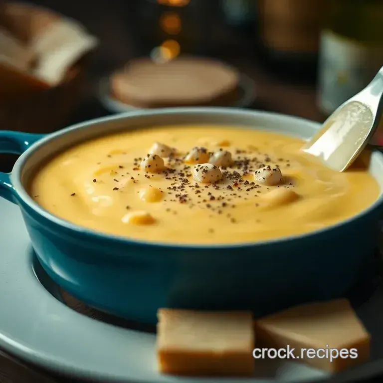 Melting Swiss Bliss: Classic Cheese Fondue