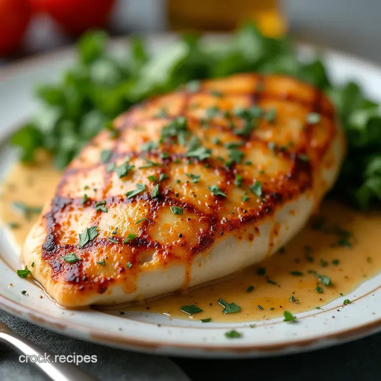 Properly Posh CaesarMarinated PanSeared Chicken Breast