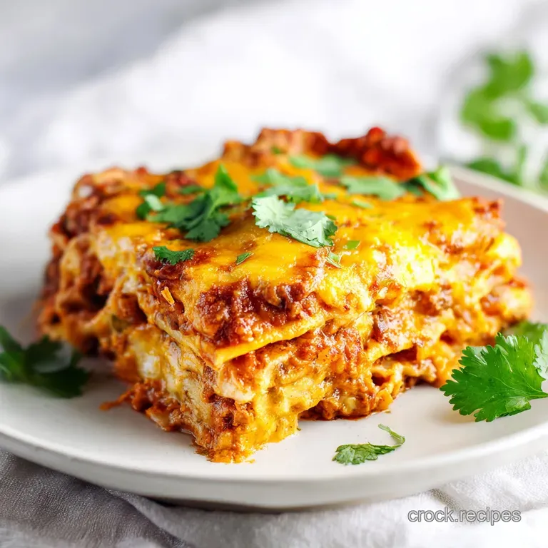 Mexican Lasagna Recipe: Hearty and Satisfying