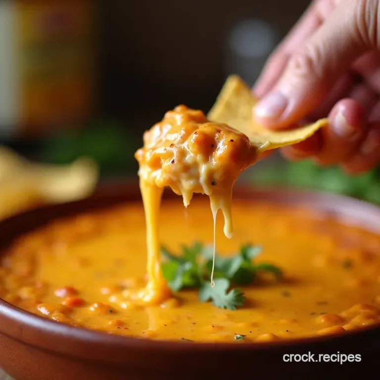 Mexican Restaurant Cheese Dip presentation