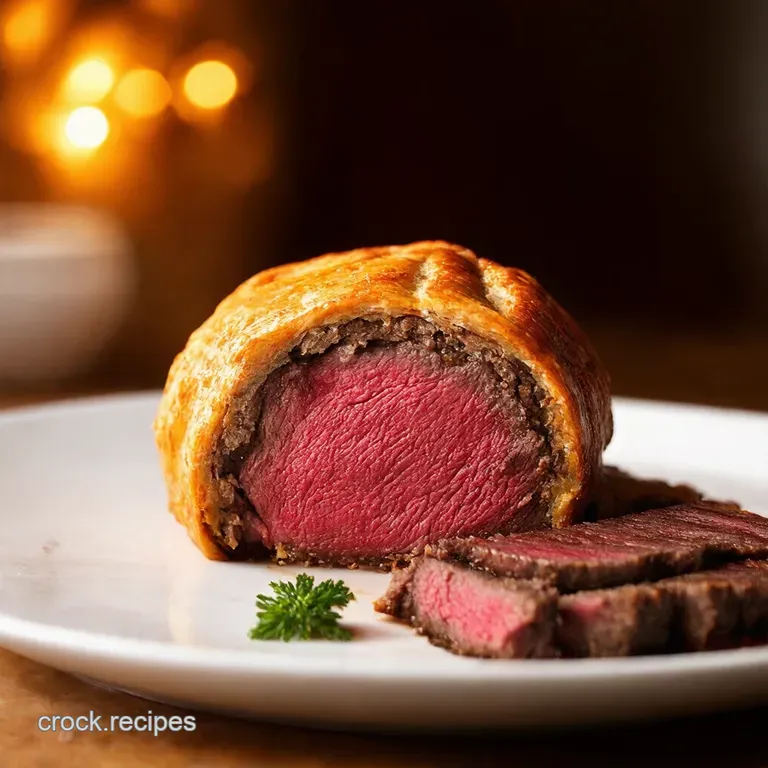 Million Dollar Beef Wellington presentation