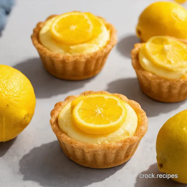 Mini Lemon Ricotta Cheesecake Tarts A Zesty Bite of Bliss