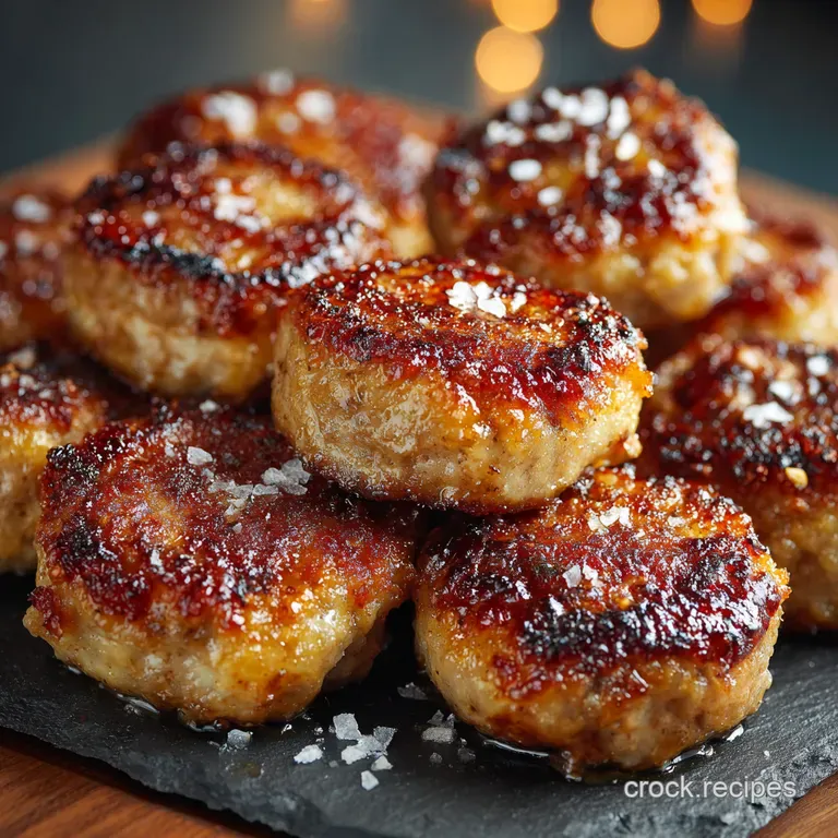 Mini Pancake Sausage Bites Pop em Dont Stop em presentation