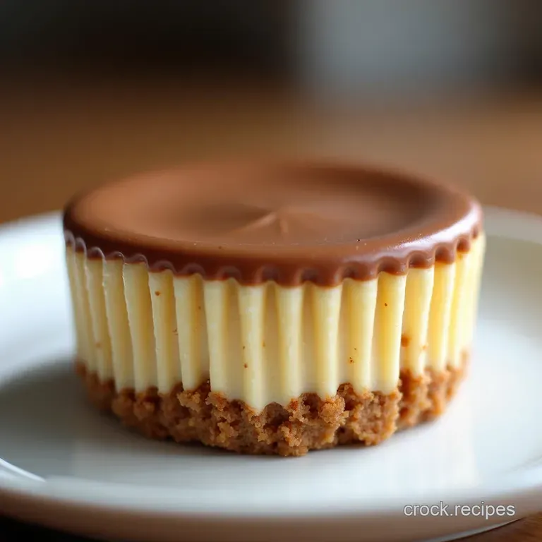 Mini Peanut Butter Cup Cheesecakes PintSized Perfection