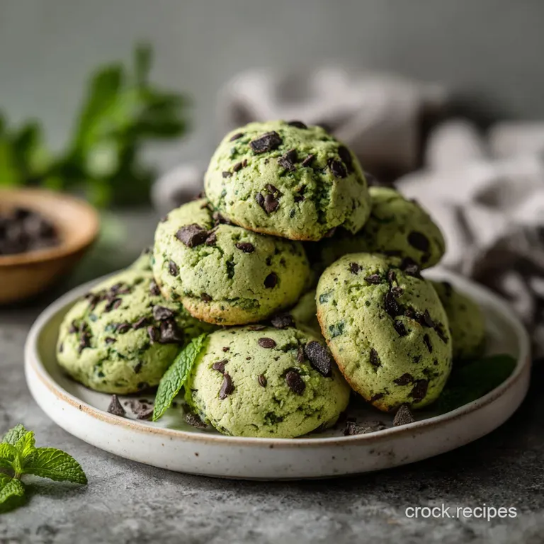 Mint Chocolate Chip Cookies: Soft and Chewy