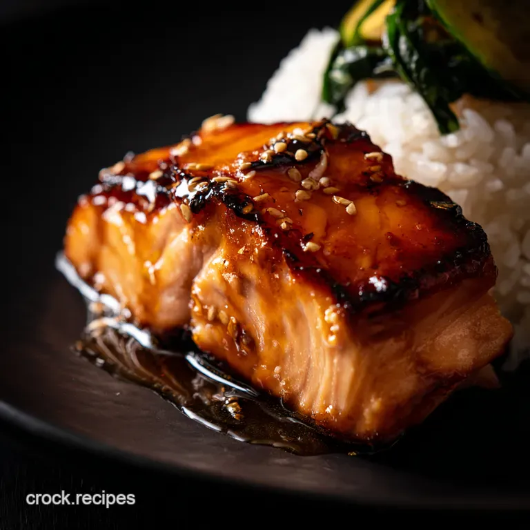 MisoGlazed Salmon with Sesame Ginger Greens