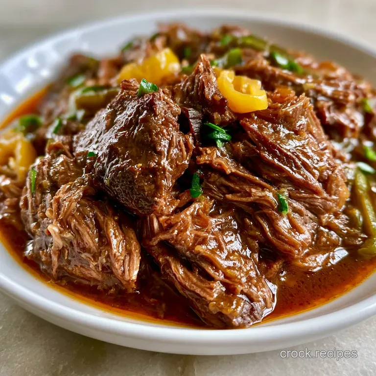 Mississippi Pot Roast: Tender and Zesty